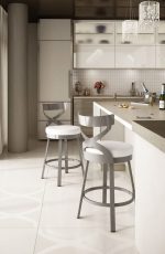 Amisco Lincoln Swivel Stool for Modern Kitchens