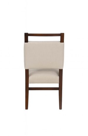 Style Upholstering's #6622-ST Upholstered Stacking Chair - Armless - Back View