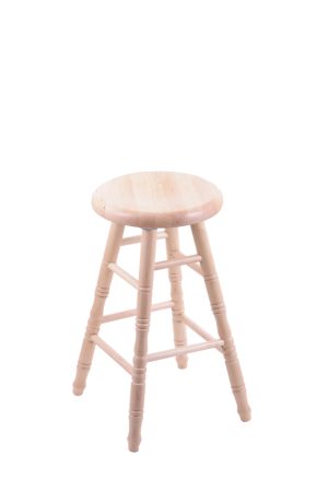 Holland's Sadie XSD Wood Backless Round Stool in Natural