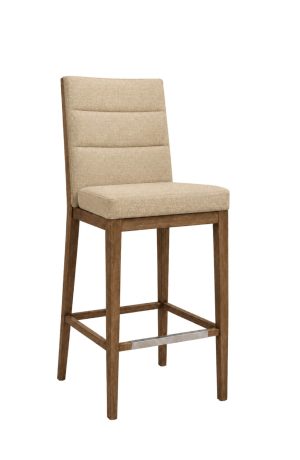 Contract grade barstool with wood-grain finish - Mercer - IH Seating