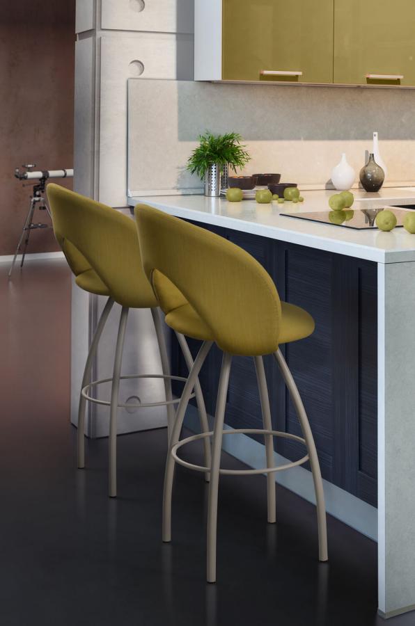 Trica's Biscotti ModernItalian Swivel Bar Stool • Barstool Comforts