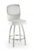 Trica Calvin Swivel Stool with Brushed Steel