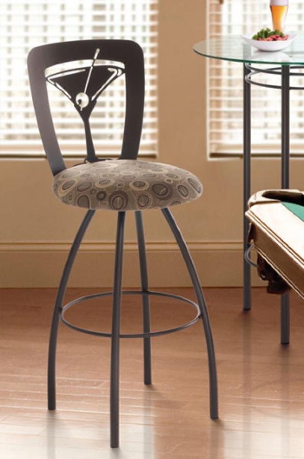 Trica's Martini Swivel Counter Stool w/ Laser Cut Martini Glass