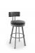 Amisco Barry Swivel Stool with Low Back