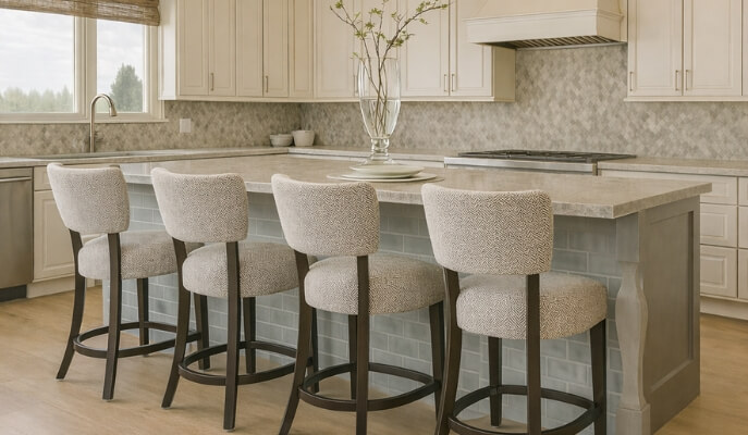 Link, Style Upholstering Bar Stools