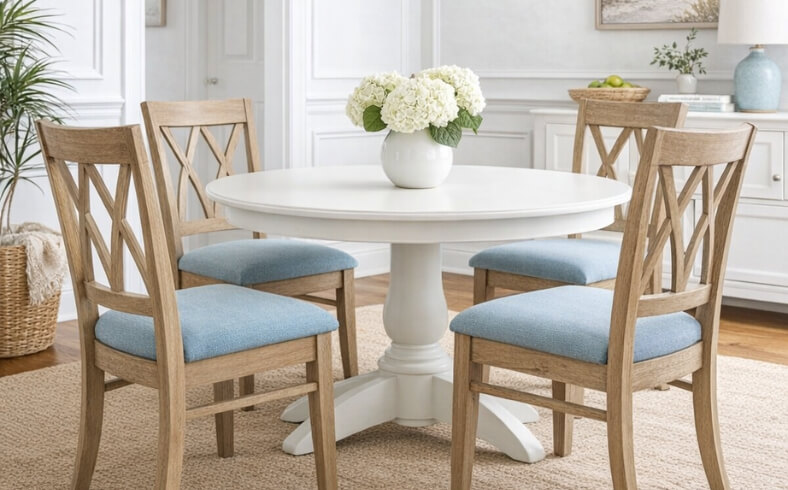 Bristol Amish Traditional X Back Wood Dining Side Chair
