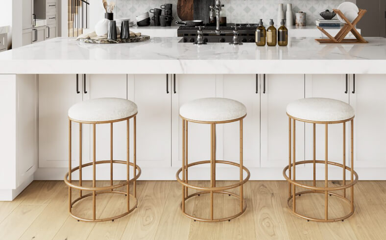 Nyx Backless Bar Stools by Wesley Allen