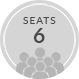 Seats 6 People