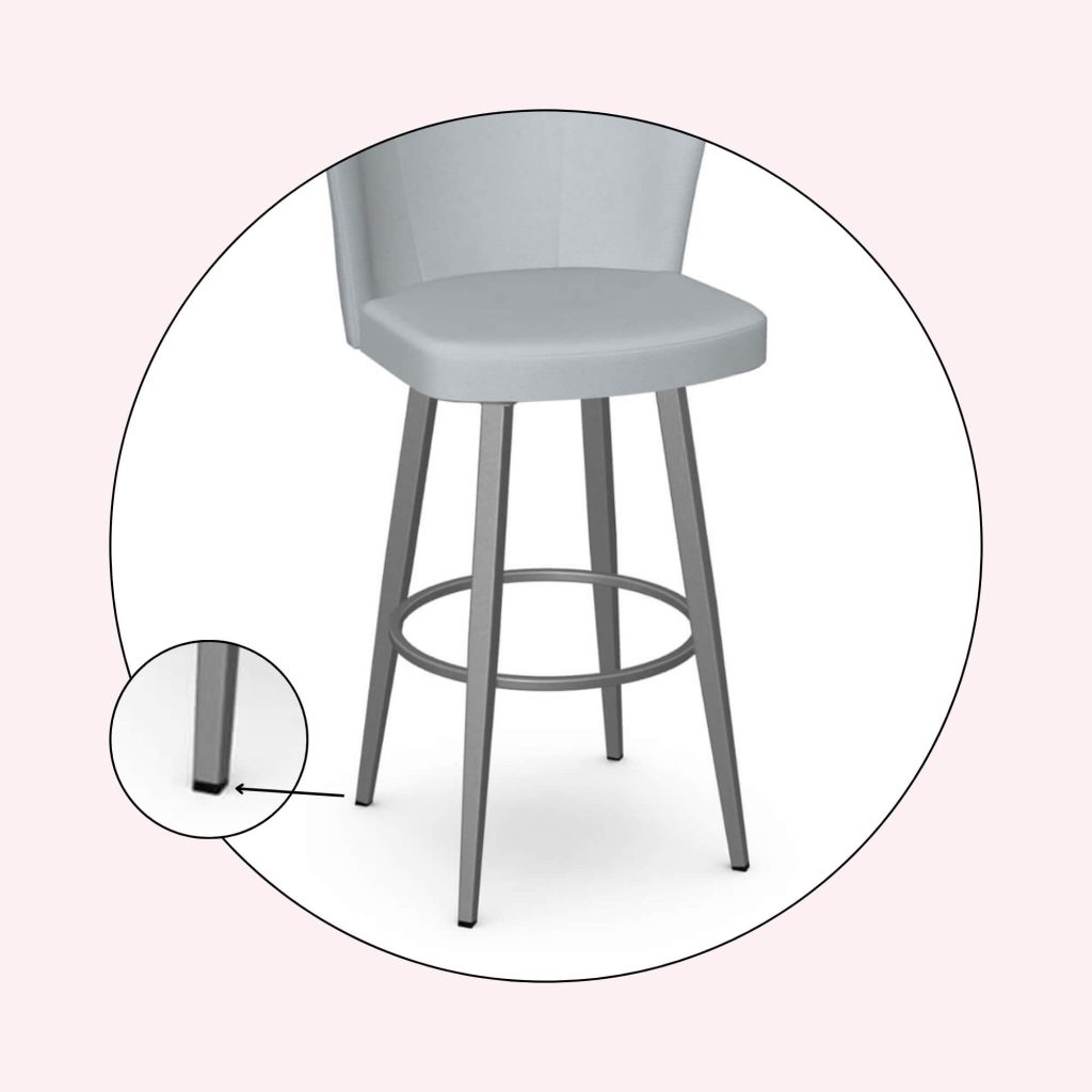 Bar Stool Glides on Feet