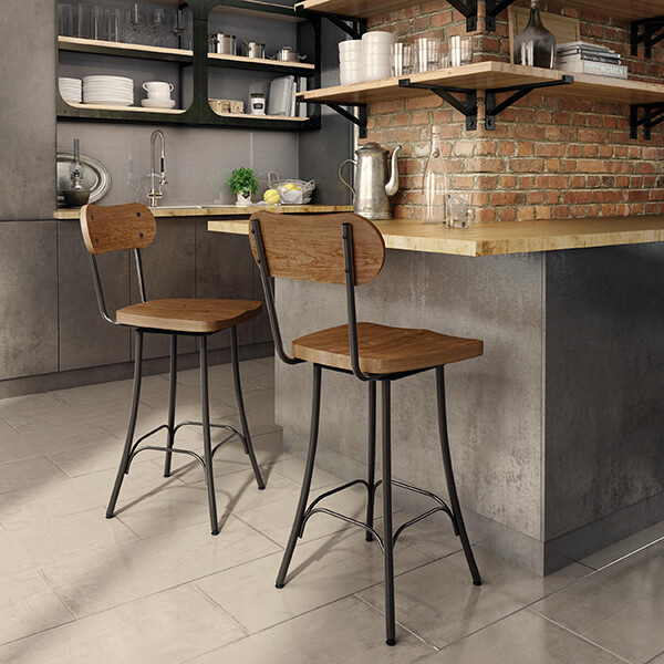 Bar stools for on sale dark cabinets