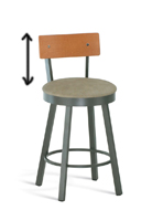 comfortable bar backs stools short stool