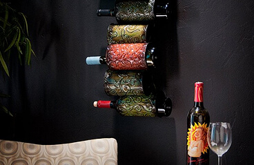 Display wine on walls