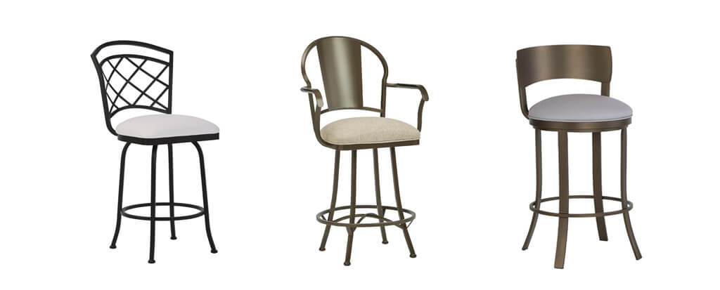 Featuring the Boston, Cleveland, and Baltimore stools by Wesley Allen