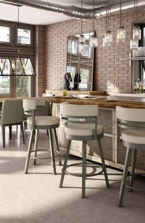 Ronny Swivel Stool in a Kitchen