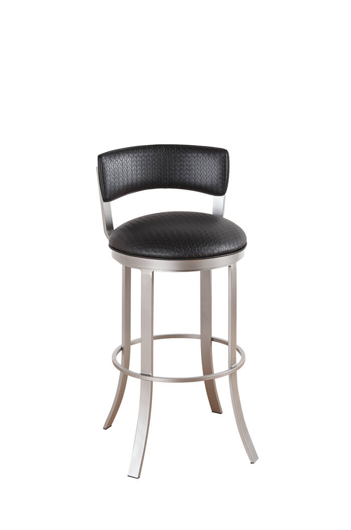 Callee Bailey Swivel Stool w/ Upholstered Low Back - Free shipping! - Callee Bailey Swivel Stool with Upholstered Low Back ...