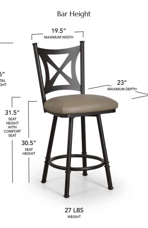 Trica's Aramis Bar Height Dimensions