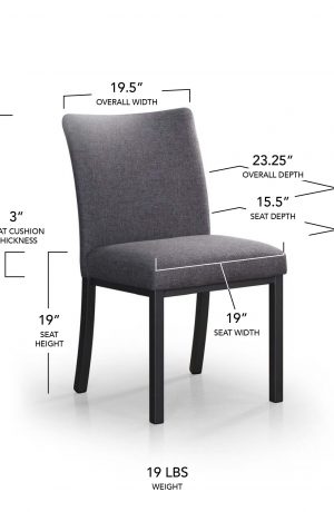 Trica's Biscaro Dining Chair Dimensions
