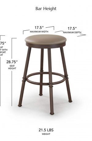 Trica's Sal Bar Height Dimensions