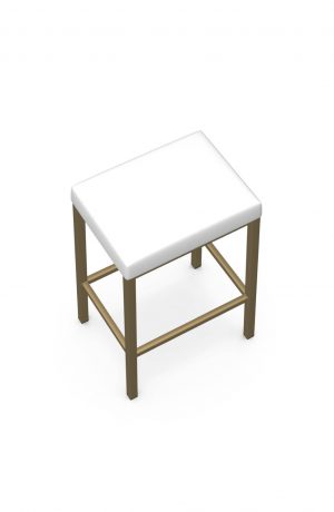 Amisco's Bradley Backless Bar Stool - Top View