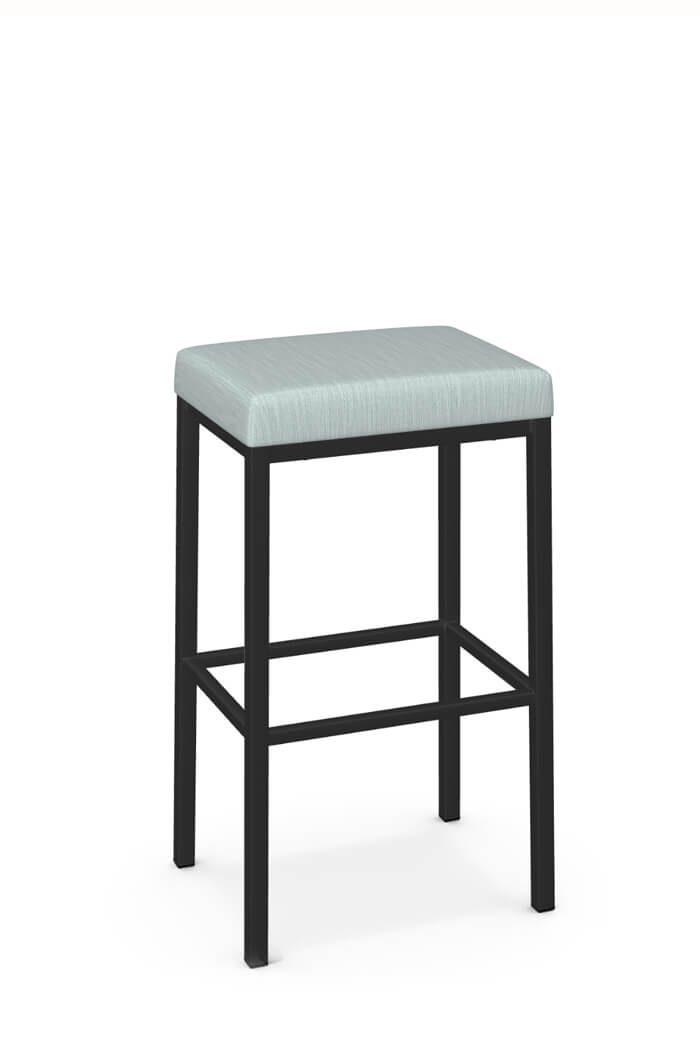 Narrow Backless Modern Bar Stool, 24 Bar Stool With Cushions And Cover