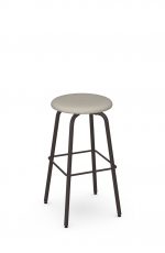 Amisco's Button Backless Swivel Bar Stool - Affordable Custom Made Stool