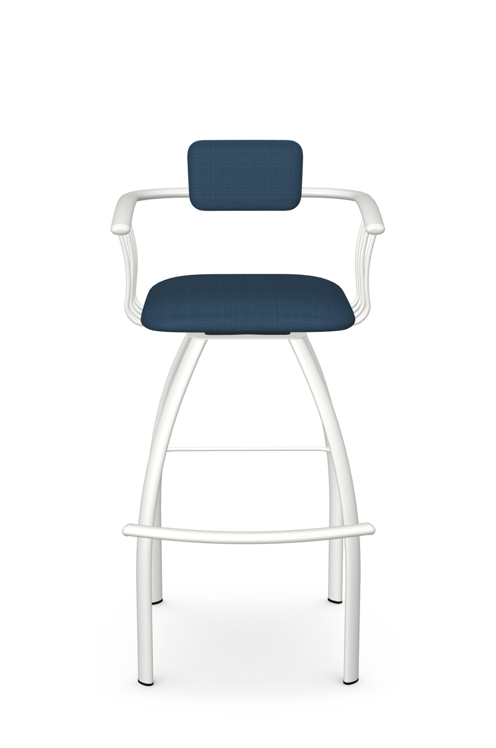 Buy Amisco Kris Swivel Bar Stool w/ Back & Arms - Free ...