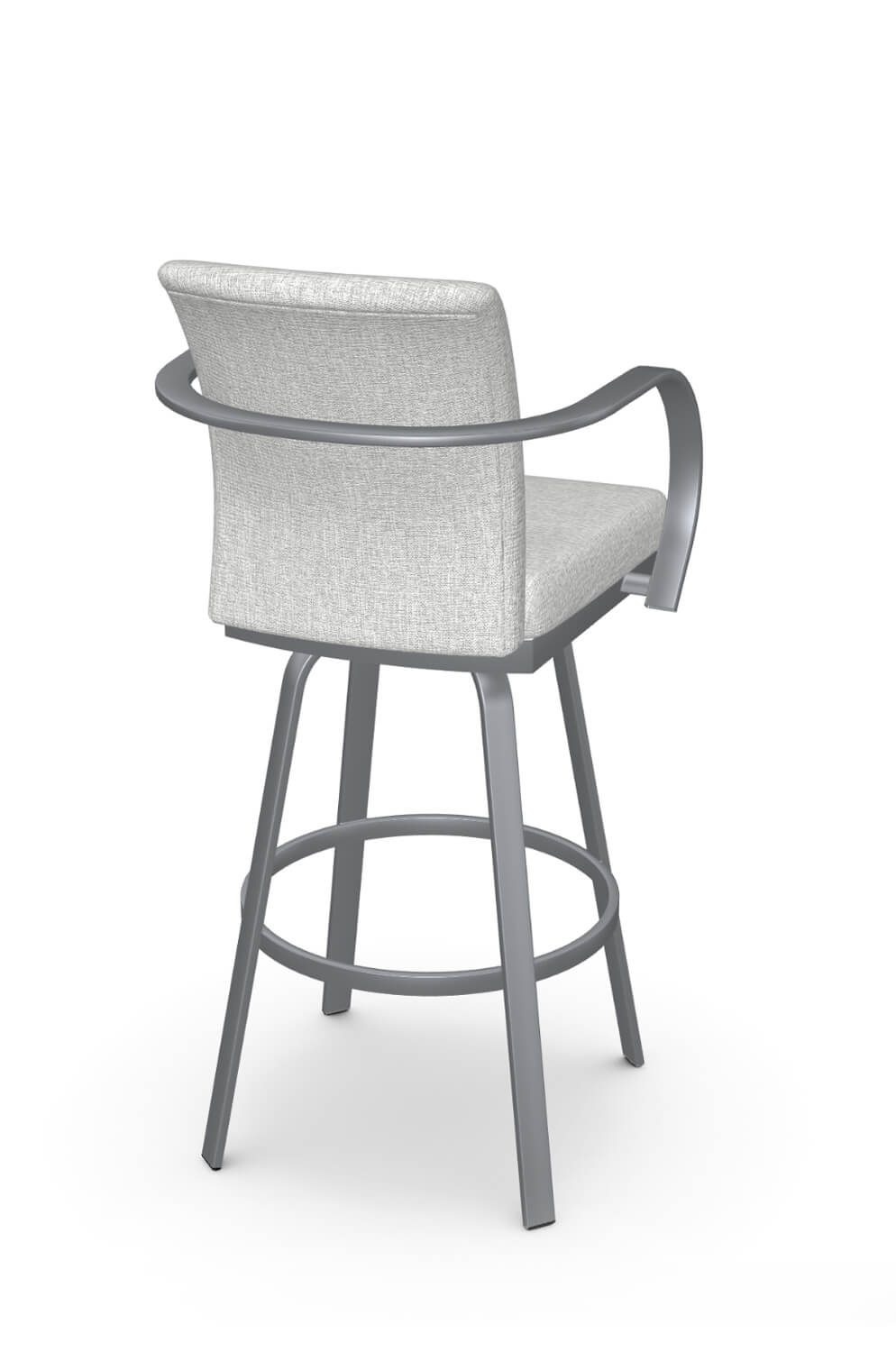 Amisco S Lance Swivel Stool W Arms, Bar Stools With Sides