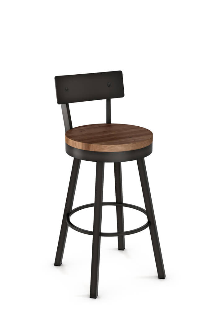 Bar Stools With Wood Seat  - Consider Bar Stools For Specific Areas Metal Chairs Maintain Form In Both Outdoor And Indoor Environments.