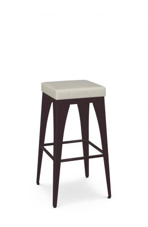 Amisco's Upright Industrial Backless Bar Stool in Bronze