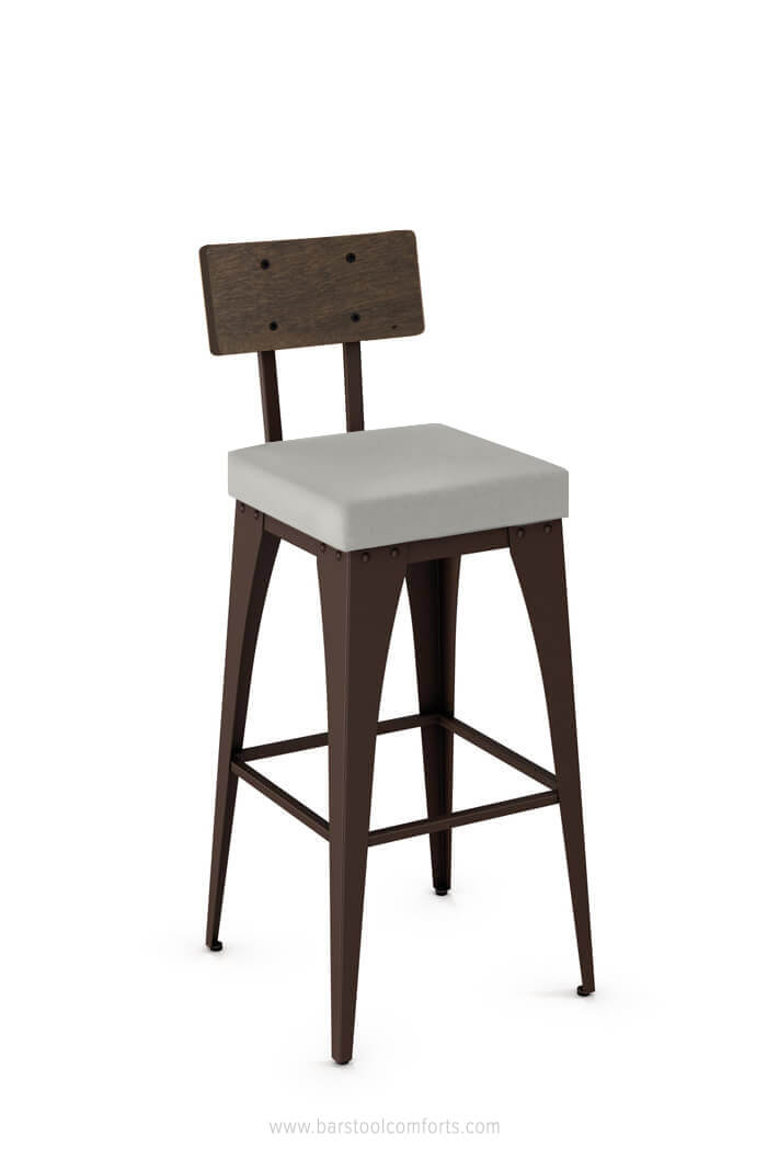 Metal counter stool with cushion new arrivals