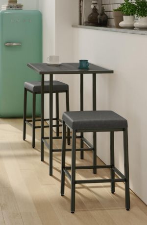 Amisco's Bradley Backless Stool in Small Kitchen