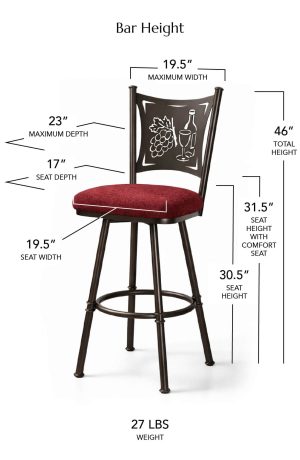 Bar Height Dimensions