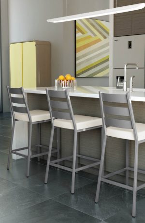 Amisco Level Non-Swivel Stool in Modern Kitchen