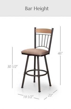 Trica's Allan Bar Stool Dimensions for Counter Height, Bar Height, and Spectator Height