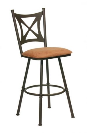 Trica Aramis Swivel Stool with High Back