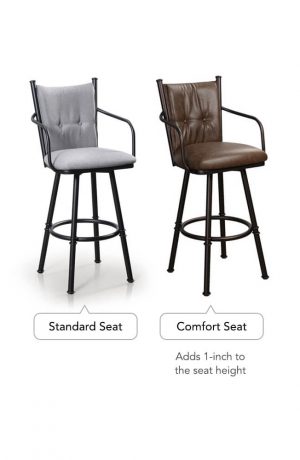 Trica Arthur Swivel Stool - Available in Standard Seat or Comfort Seat