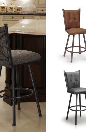 Trica's Arthur Traditional Swivel Bar Stool - Custom Made Choices