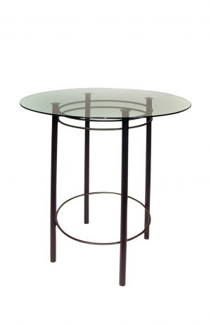 Trica's Astro Counter Height Table with Glass Top