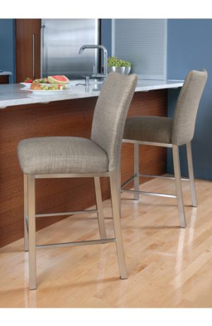 Trica Biscaro Stool to Match Stainless Steel Appliances