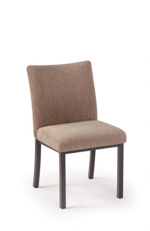Trica's Biscaro Upholstered Dining Chair in Brown