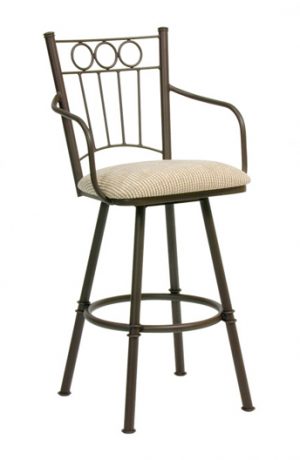 Trica Charles 2 Swivel Stool with Arms