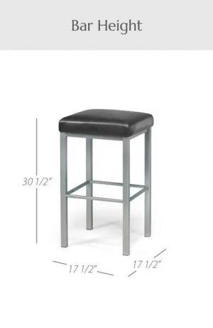 Trica's Day Backless Stool in Counter Height, Bar Height, and Spectator Height