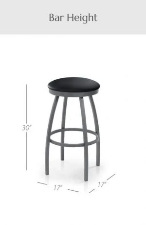 Trica's Henry Backless Stool in Counter Height, Bar Height, and Spectator Height