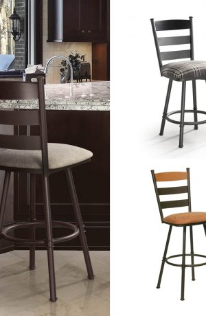 Trica's Louis Traditional Swivel Bar Stool in Custom Colors