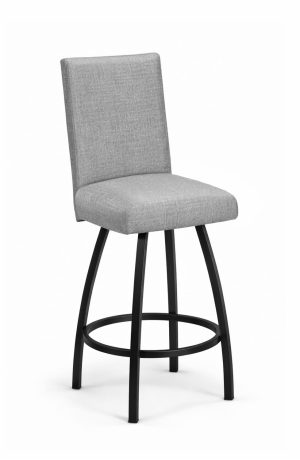 Trica's Nicholas Gray Swivel Counter Stool