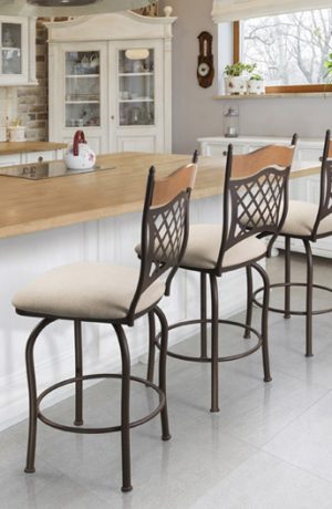 Trica Raphael 1 Swivel Stool in Traditional Kitchen