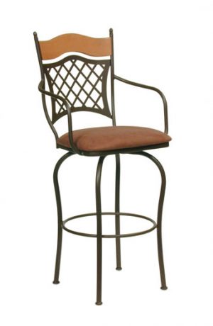 Trica Raphael Swivel Stool with Arms