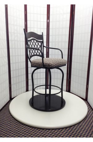 Trica Raphael 2 Swivel Stool with Elegant Back