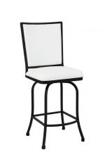Wesley Allen's Morrison Swivel Barstool with Upholstered Seat and Back