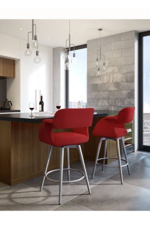 Amisco Sorrento Swivel Stool for Modern Kitchens